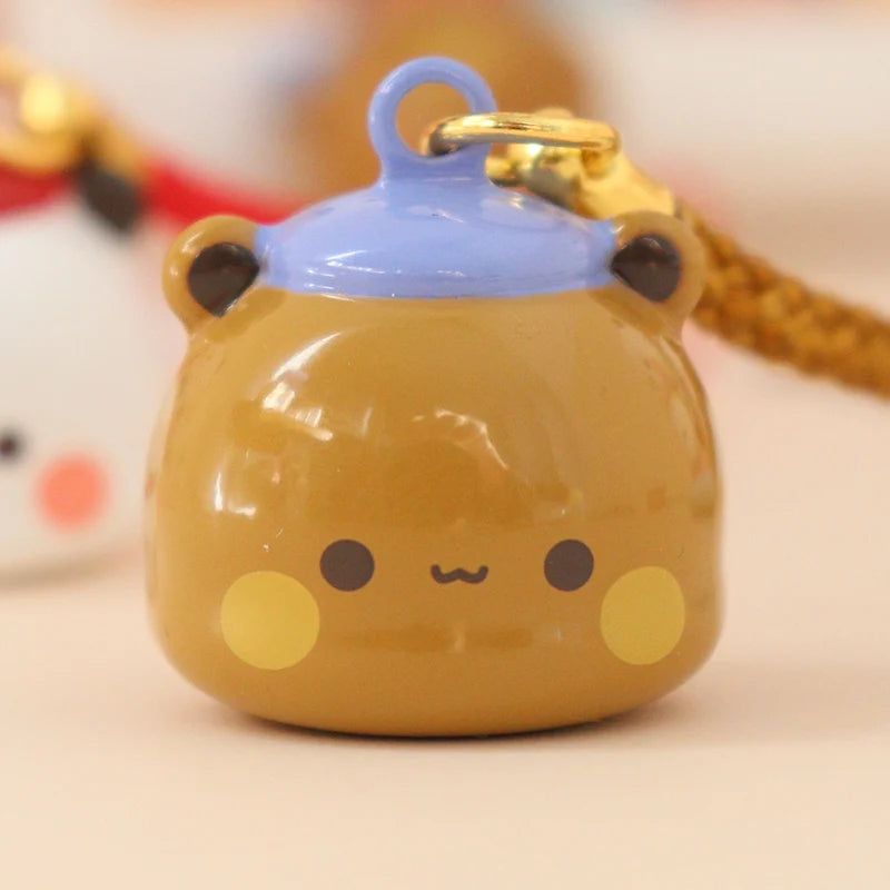 Original Bubu And Yier Bell Pendant Cartoon Panda Bubu And Dudu Cute Mobile Phone Chain Backpack Pendant Little Bell Couple Gift