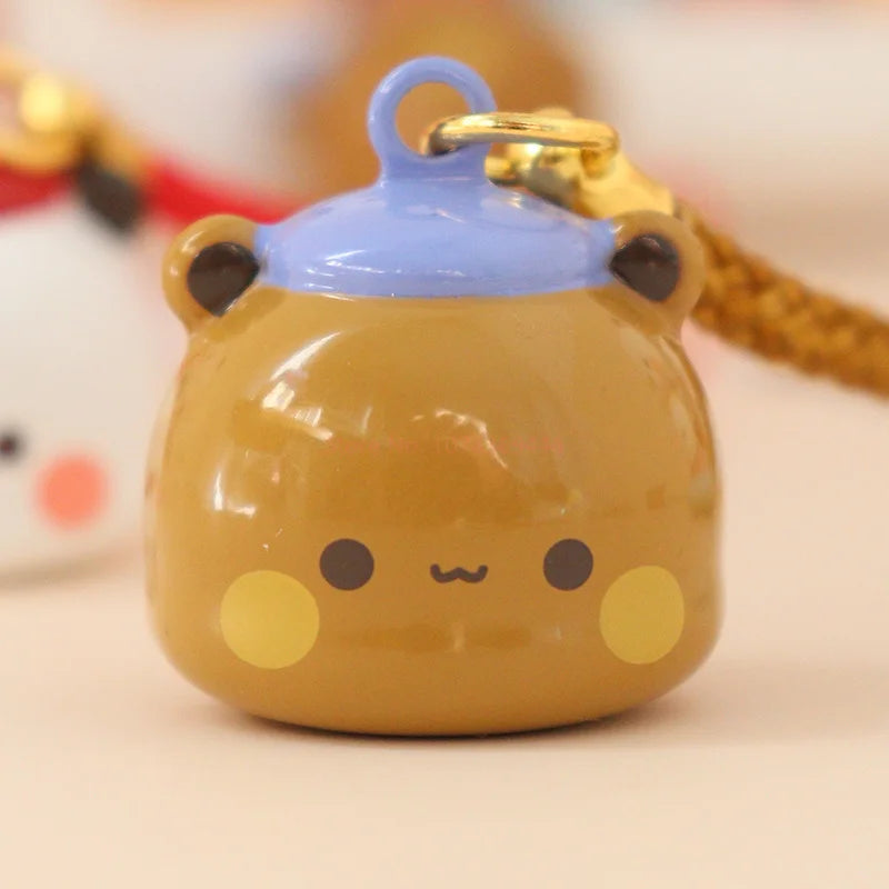 Original Bubu And Yier Bell Pendant Cartoon Panda Bubu And Dudu Cute Mobile Phone Chain Backpack Pendant Little Bell Couple Gift